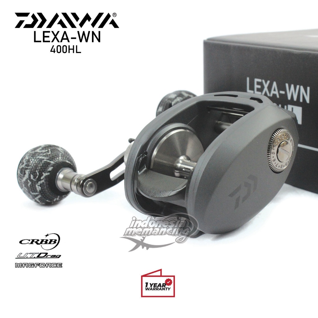 Reel BC DAIWA LEXA WN | 400HL | Handle Kiri | Bait Casting | Metal Frame | Saltwater [20] ~ IM Store