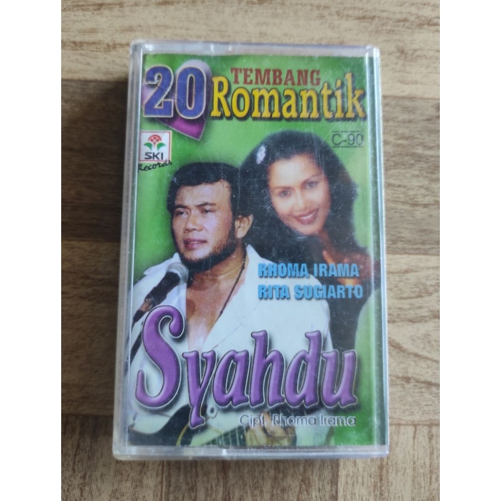 kaset pita 20 tembang romantik RHOMA IRAMA,RITA SUGIARTO "syahdu"