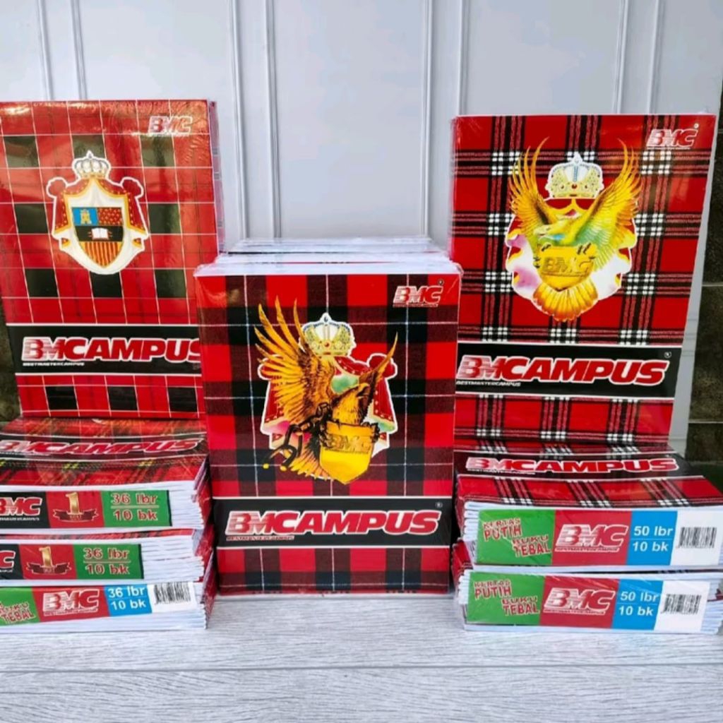 

BUKU BMC CAMPUS ISI 50 LEMBAR (1 PACK 10 BUKU )