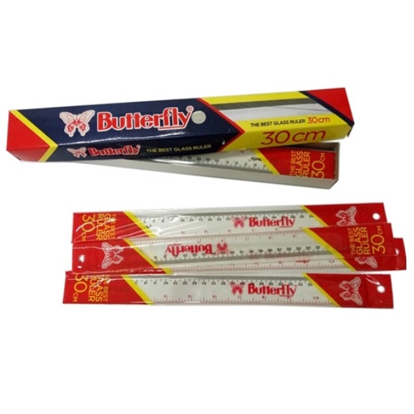 

Penggaris 30 cm BUTTERFLY