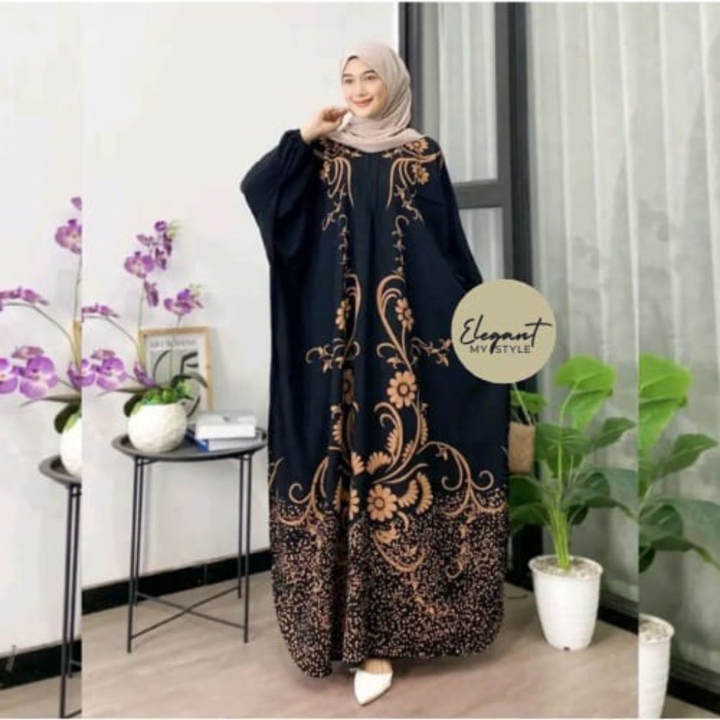 NEW Kaftan Zaenab | Gamis Lebaran Terbaru | Gamis Jumbo Terbaru Bahan Rayon Premium Tebal Dan Adem |