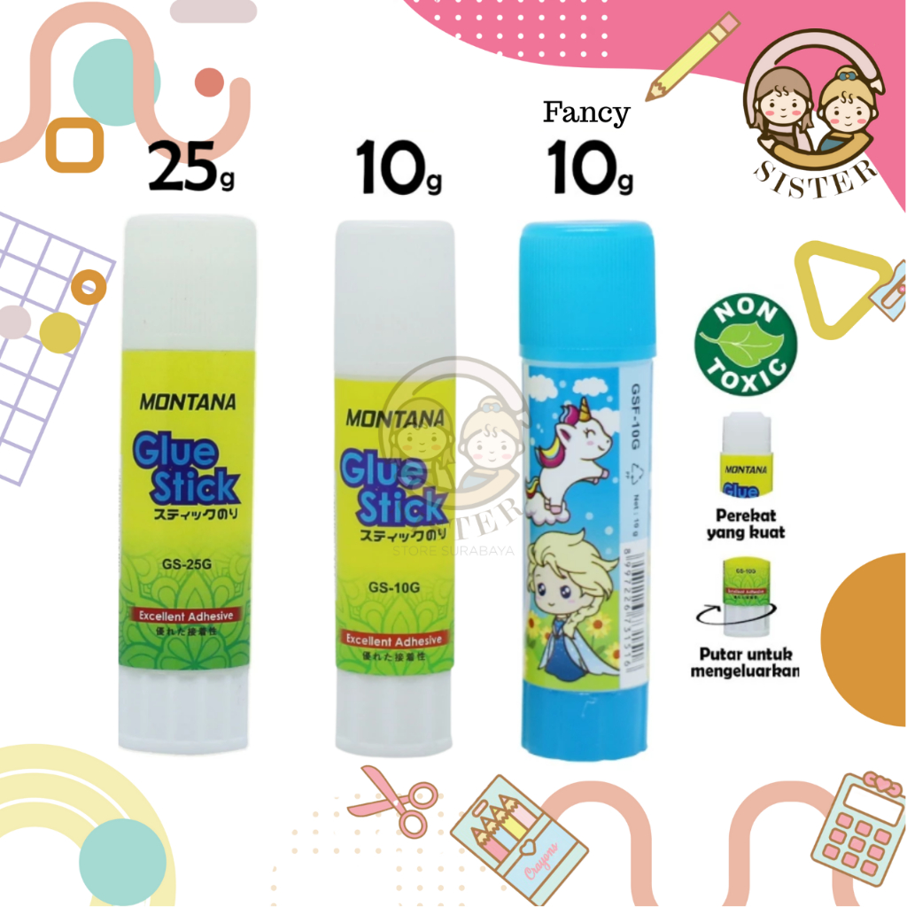 

Glue Stick / Lem Batang / Lem Kertas / Lem Stick Montana