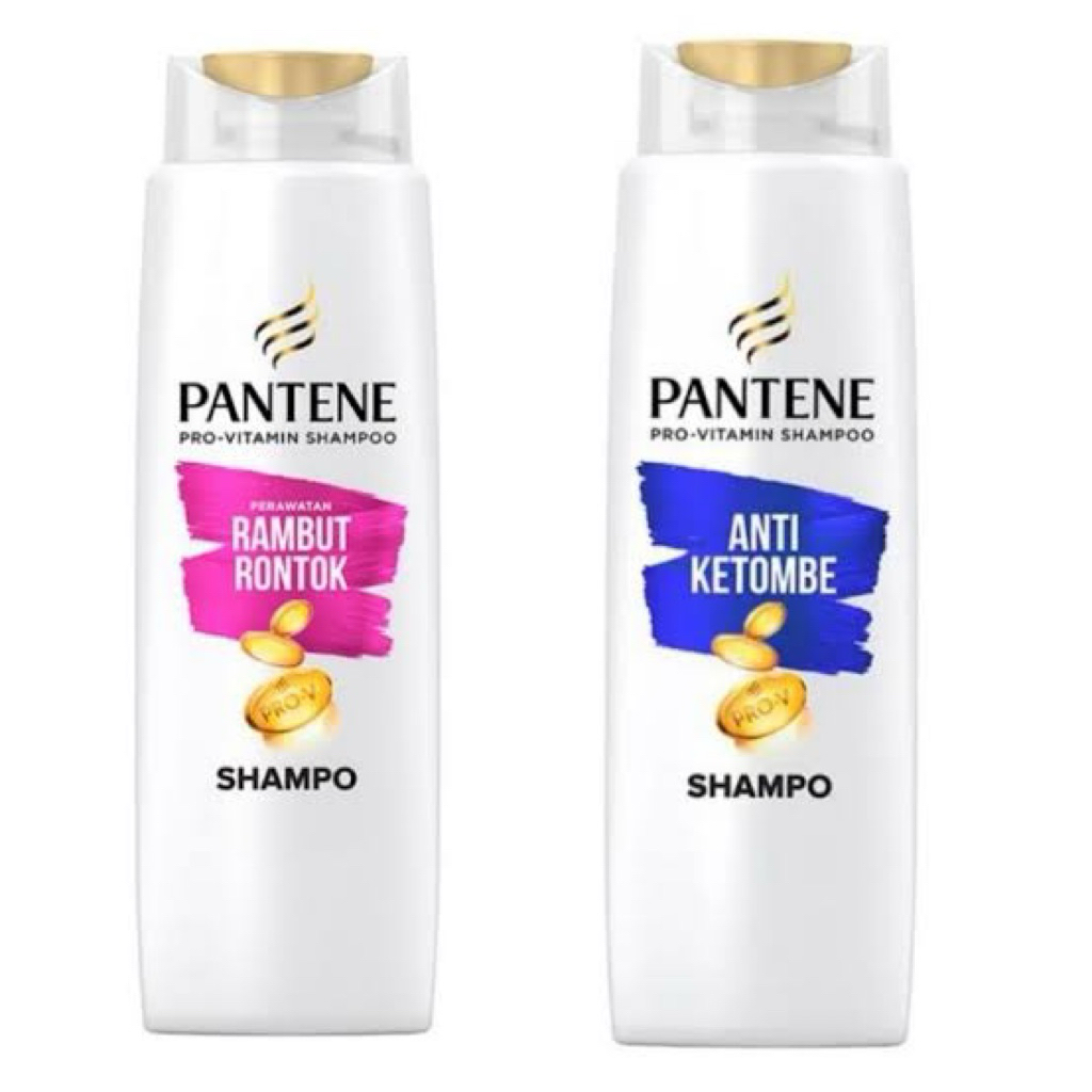 Pantene Shampo Anti ketombe dan rambut rontok botol 110 ml