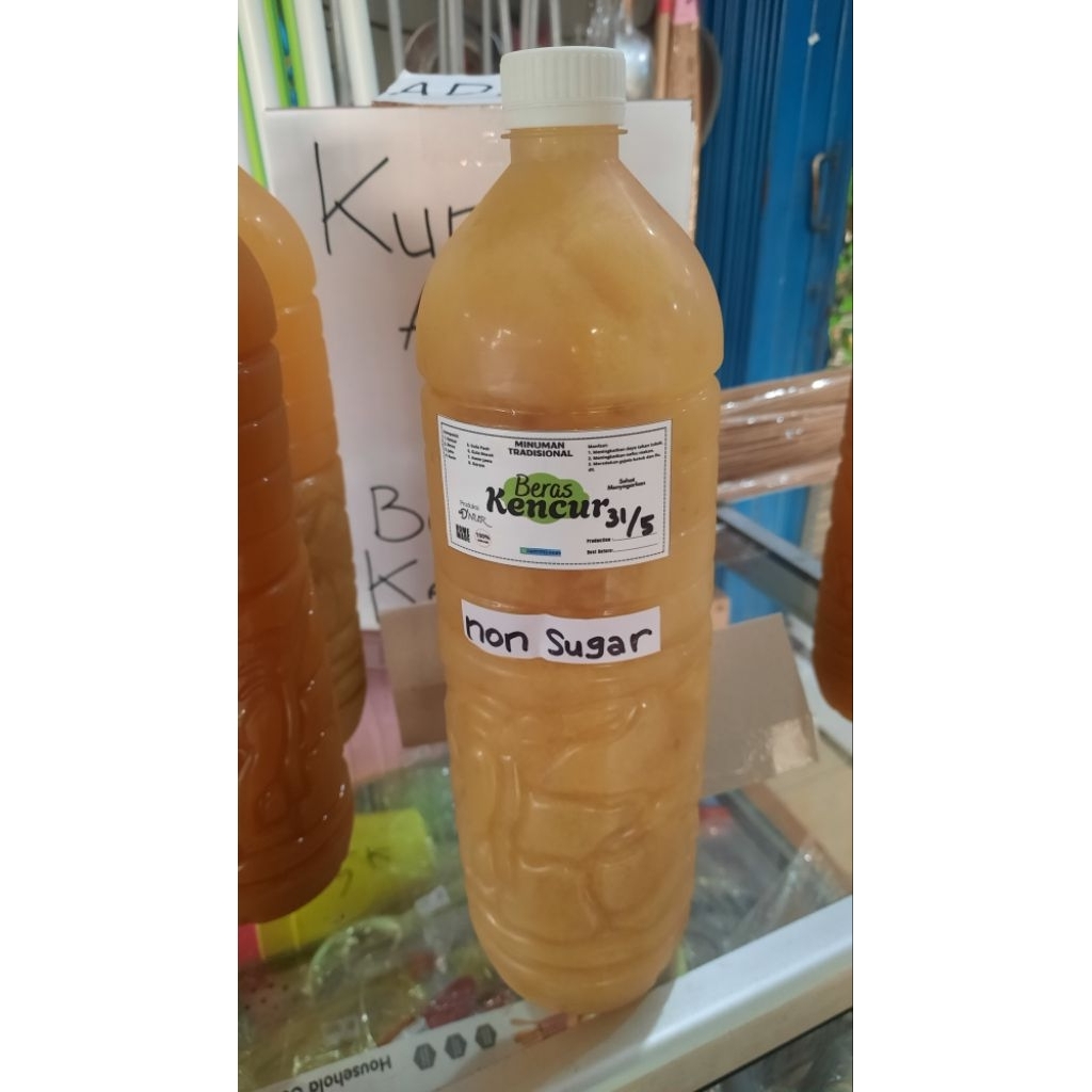 

Jamu Beras Kencur tanpa gula pasir 1.5Liter