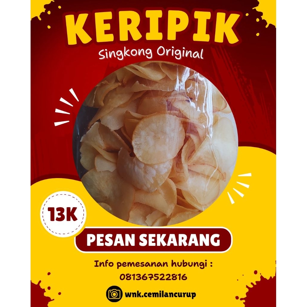 

Keripik singkong original gurih