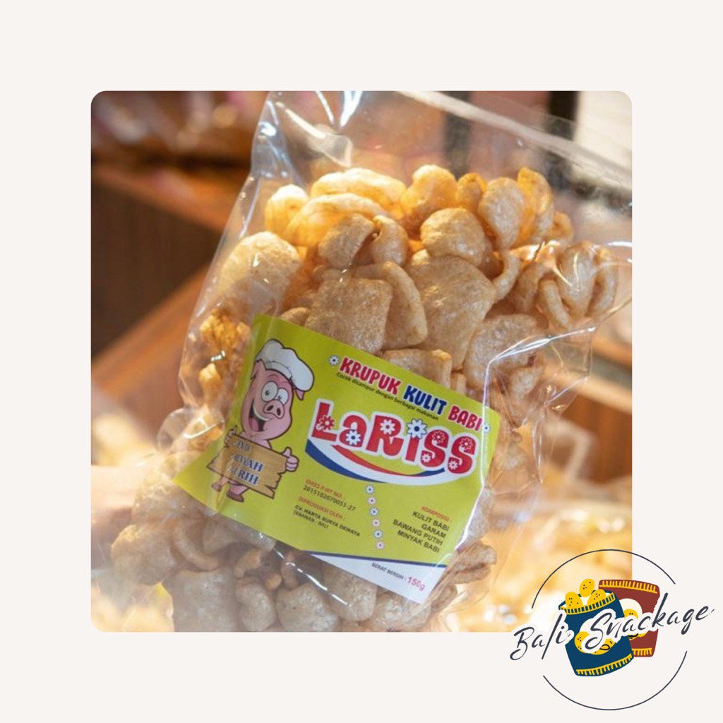 

Krupuk Kulit Babi Lariss 50gr 150gr
