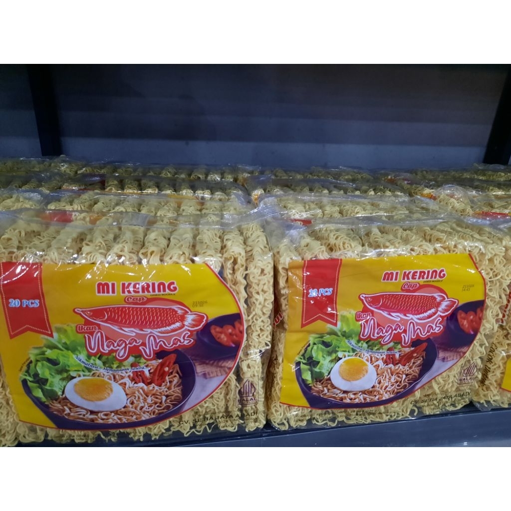

(50gx20pcs) MI KERING CAP IKAN NAGA MAS