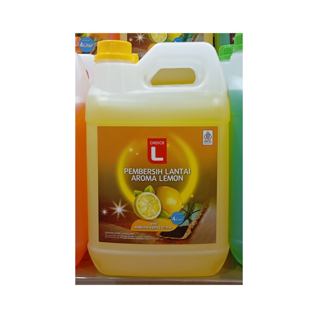 CHOICE L PEMBERSIH LANTAI AROMA LEMON 4 LITER