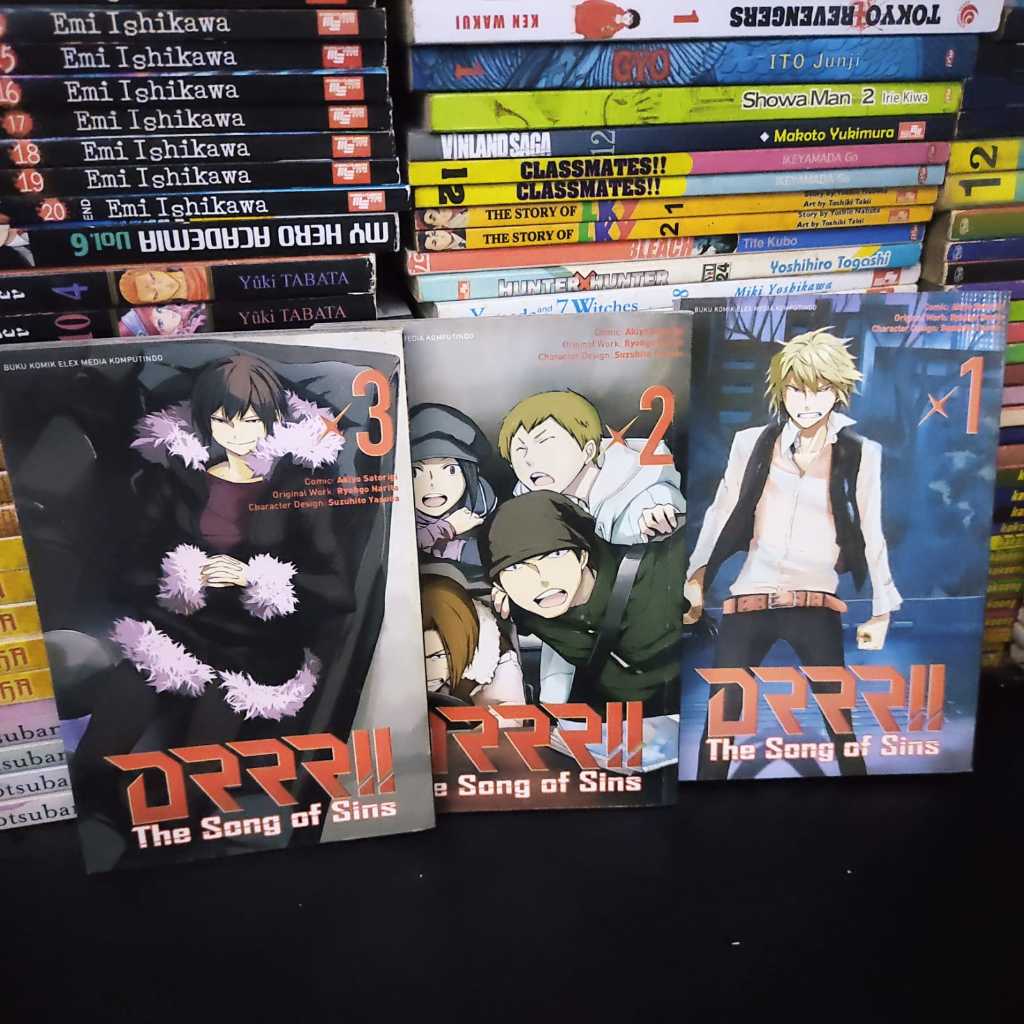 Komik DRRR the song oh the Sins (Set)