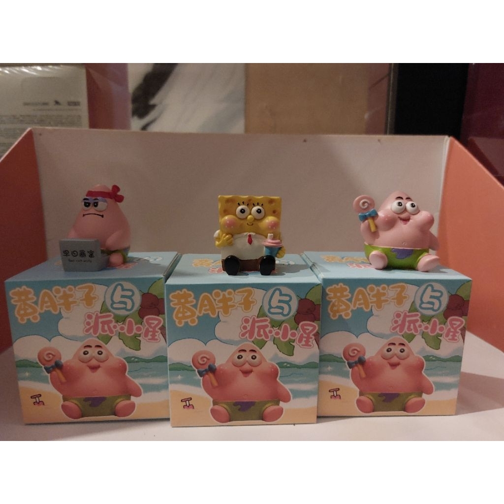 MINIATUR SPONGEBOB BLIND BOX LUCU