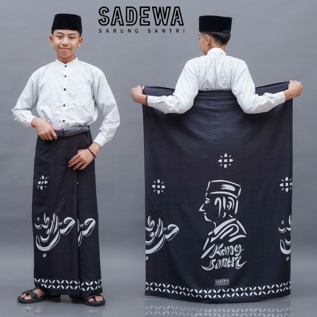 SARUNG SANTRI Sarung Santri Anak Sarung Hitam Sarung Viral