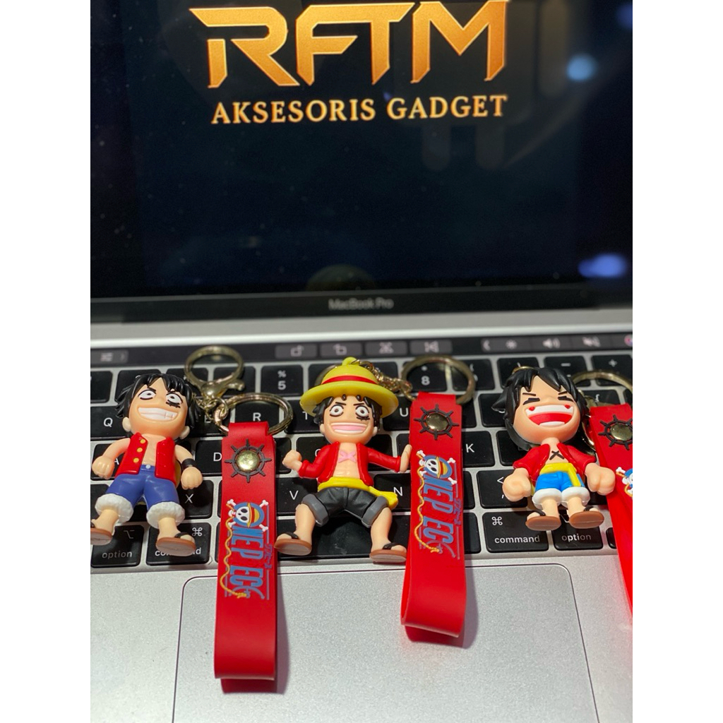 gantungan hp atau kunci luffy one piece
