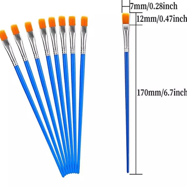 

KODE J47J 1 pc Kuas Lukis Cat Air Minyak Akrilik Bahan Nilon Premium