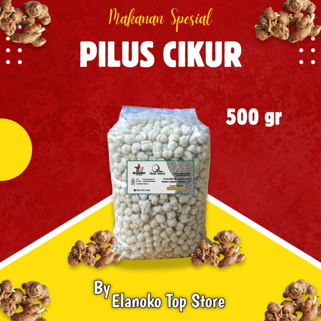 

Pilus Cikur 500gr sukro kencur, toping seblak dan makan berkuah