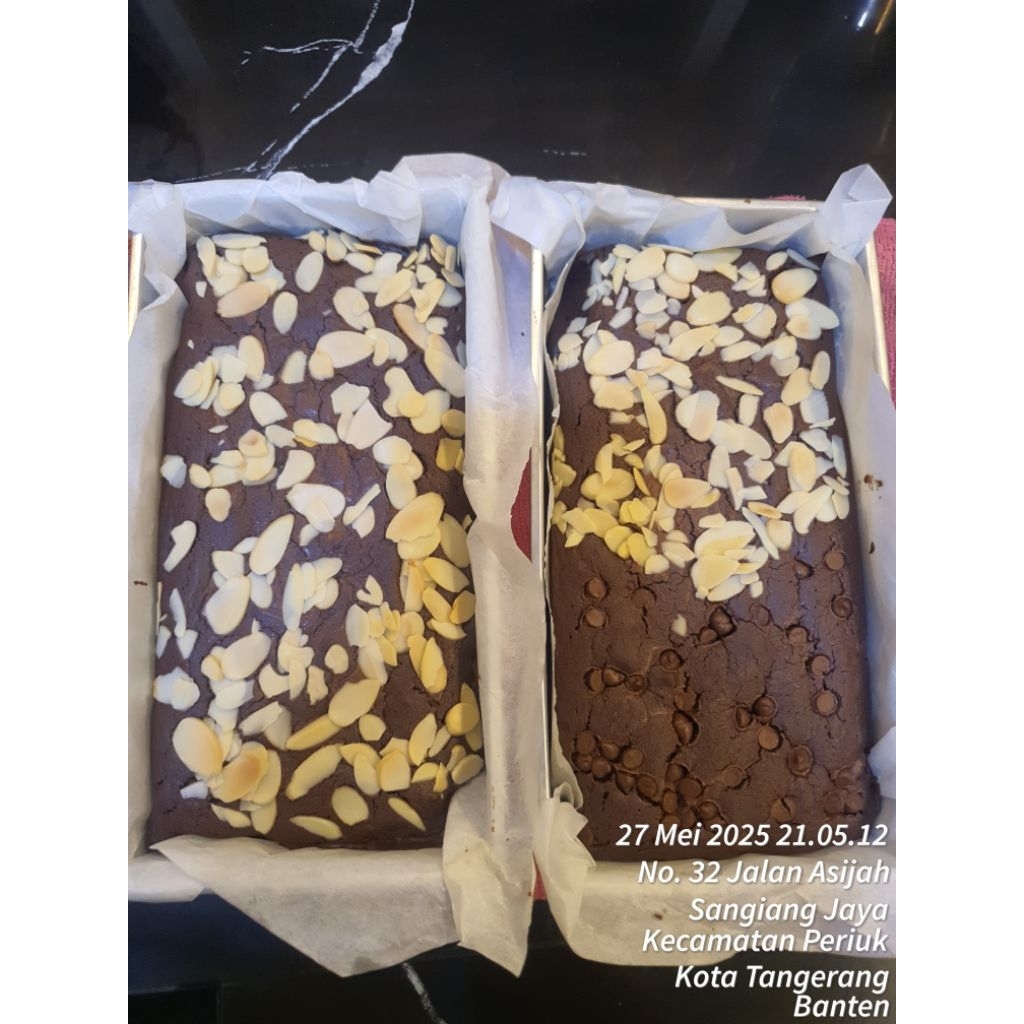 

Brownis almond panggang