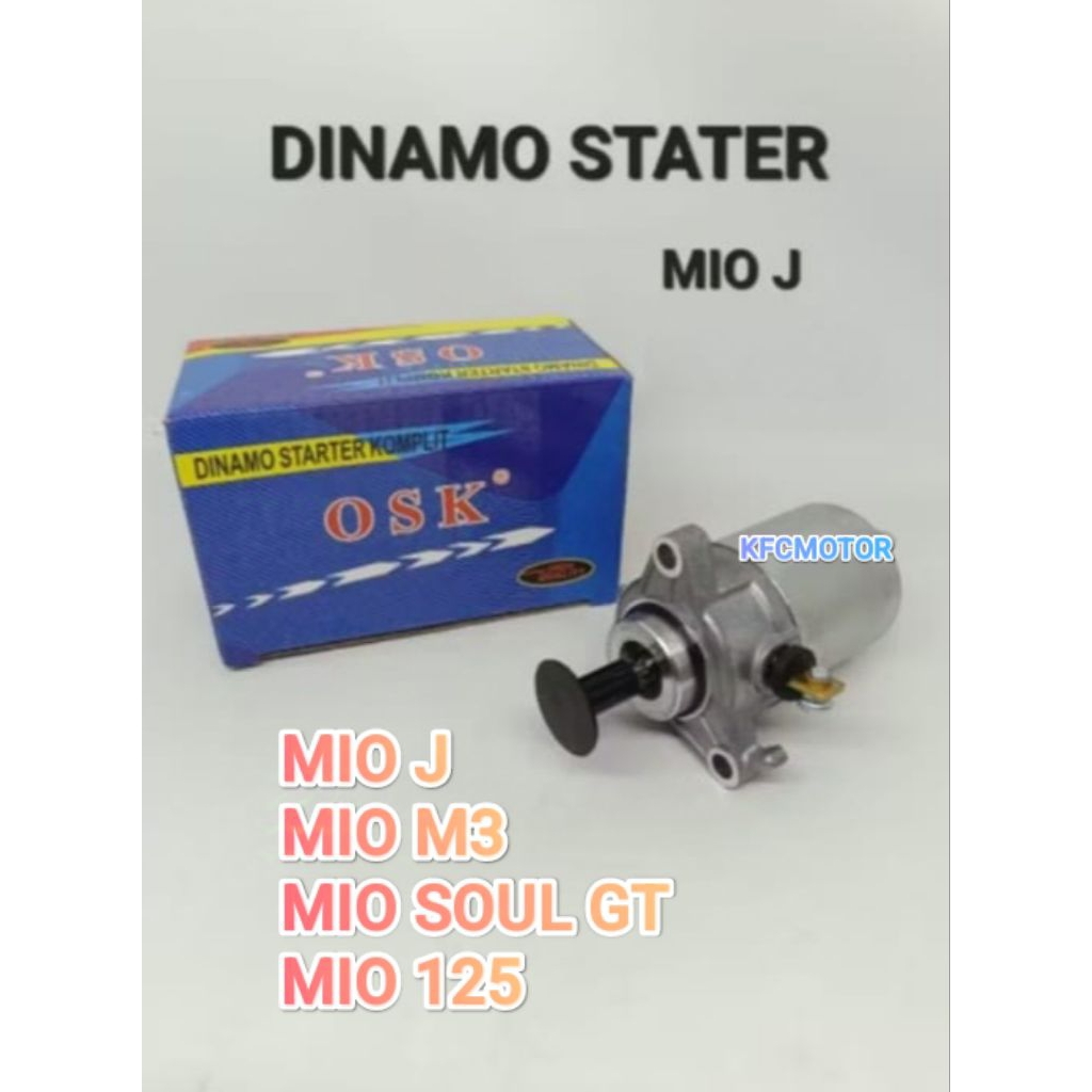 DINAMO STATER STARTER MIO J / MIO M3 / MIO GT / SOUL GT 115 DINAMO STARTER ASSY (OSK)