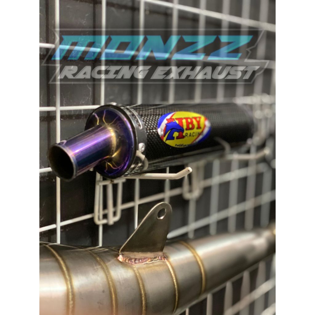 Knalpot Racing Fizr Samping HBY Kevlar Asli
