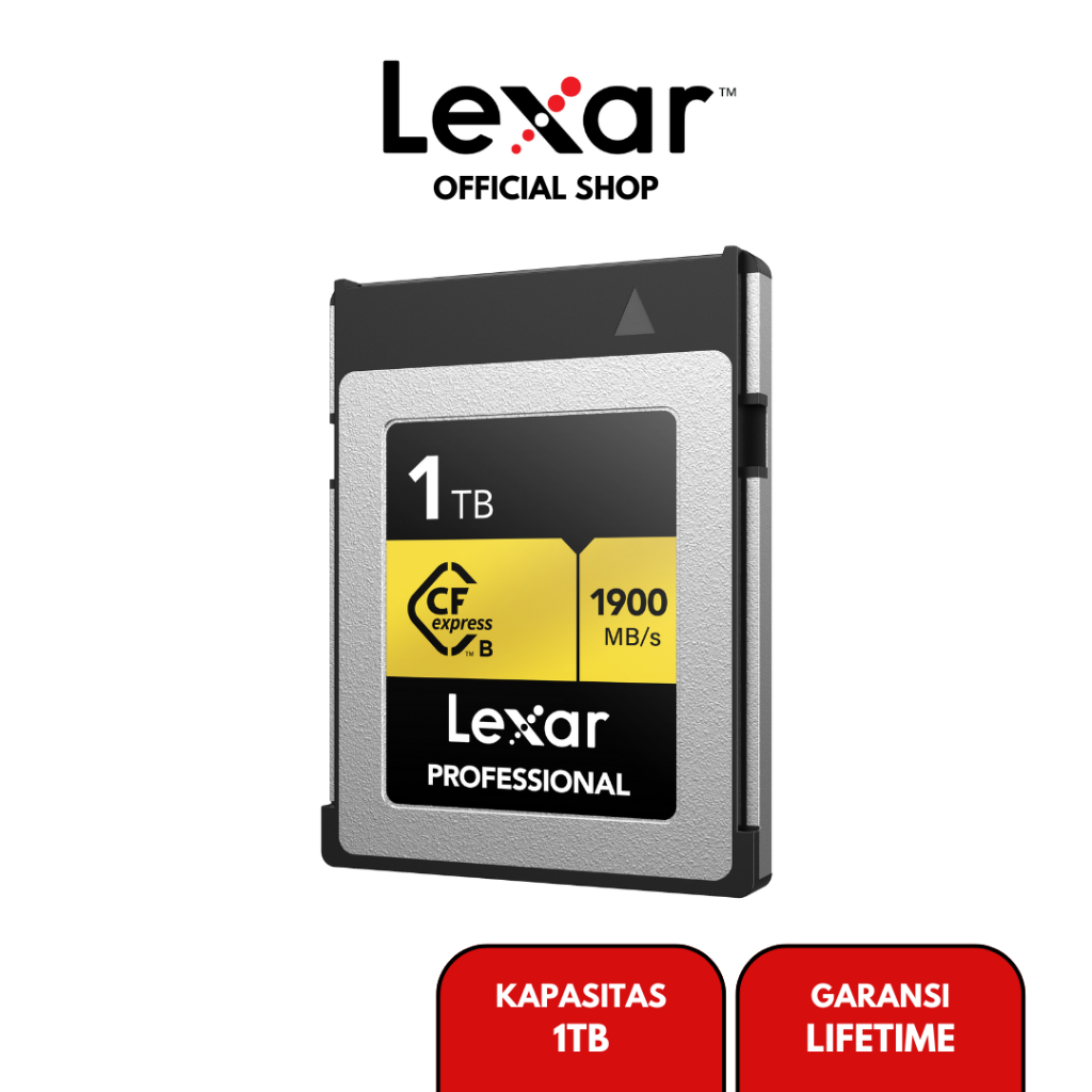 Lexar Professional CFexpress Type B Card Gold Series 1900MB/s - 1TB