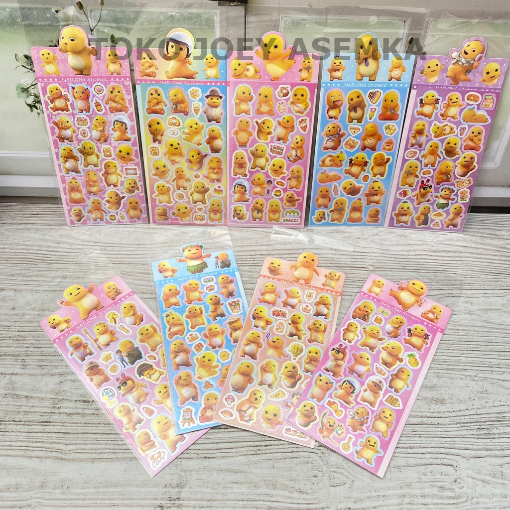 

STICKER NAILONG NAGA KUNING YELLOW DRAGON STIKER TEMPEL DIY LEM JURNAL LUCU Decorative Tape Sticker