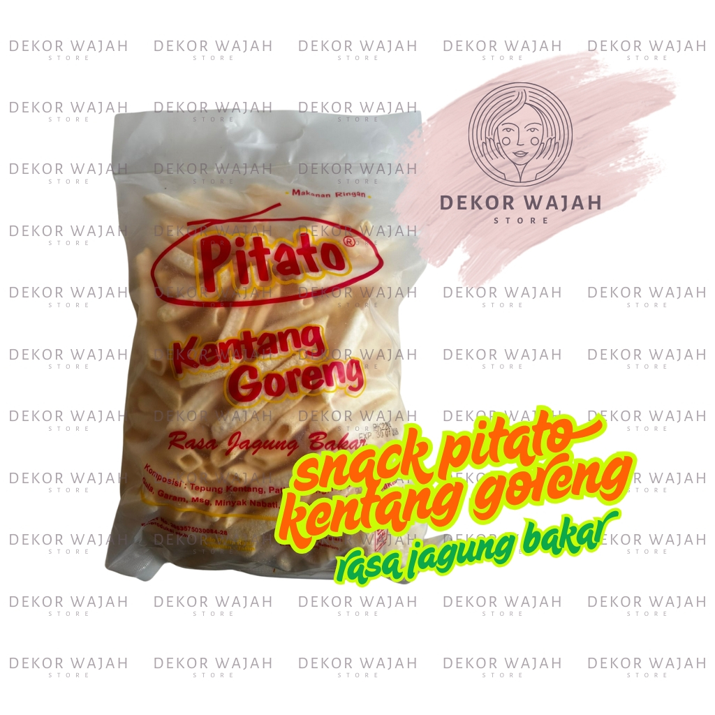

Snack camilan jajanan Pitato Kentang Goreng Rasa Jagung Bakar 250 g Murah