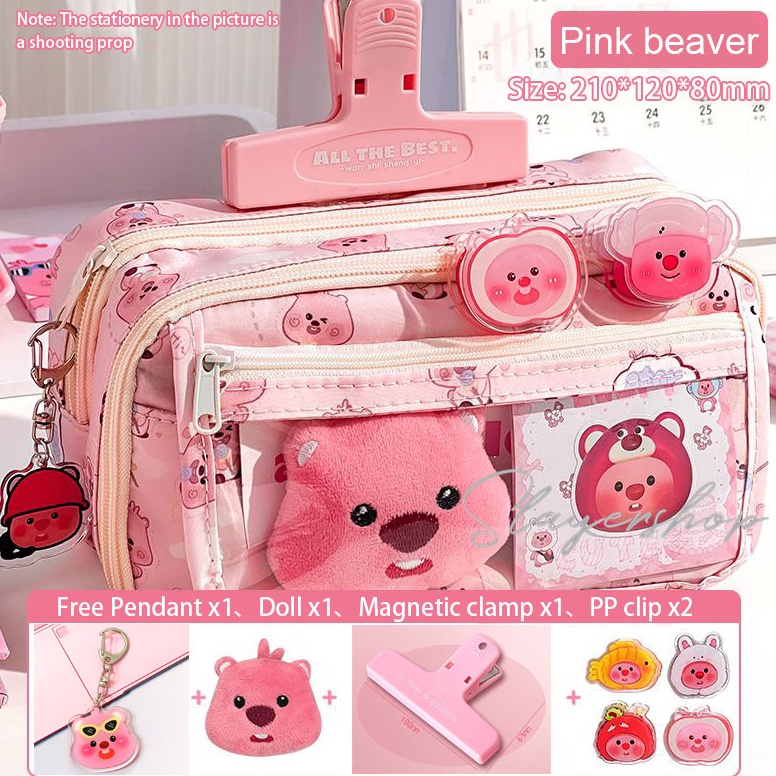 

KODE C54U Tempat alat tulis kotak pensil aesthetic Tas PenaTempat Pencil Tas Pensil kapasitas besar