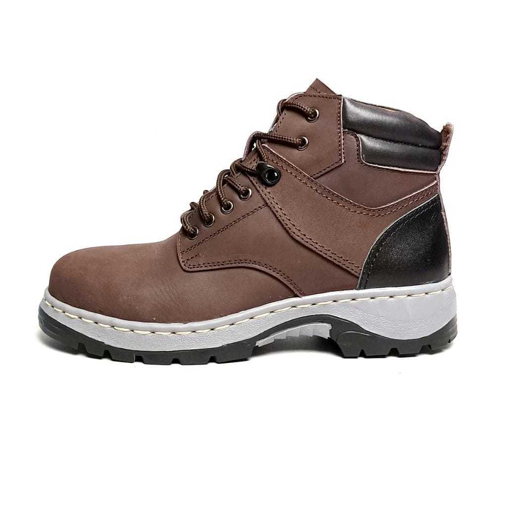 TokoShoesBandung - Sepatu Boots Pria Kulit Asli Cowok Sepatu Gunung 100% Size 39-43