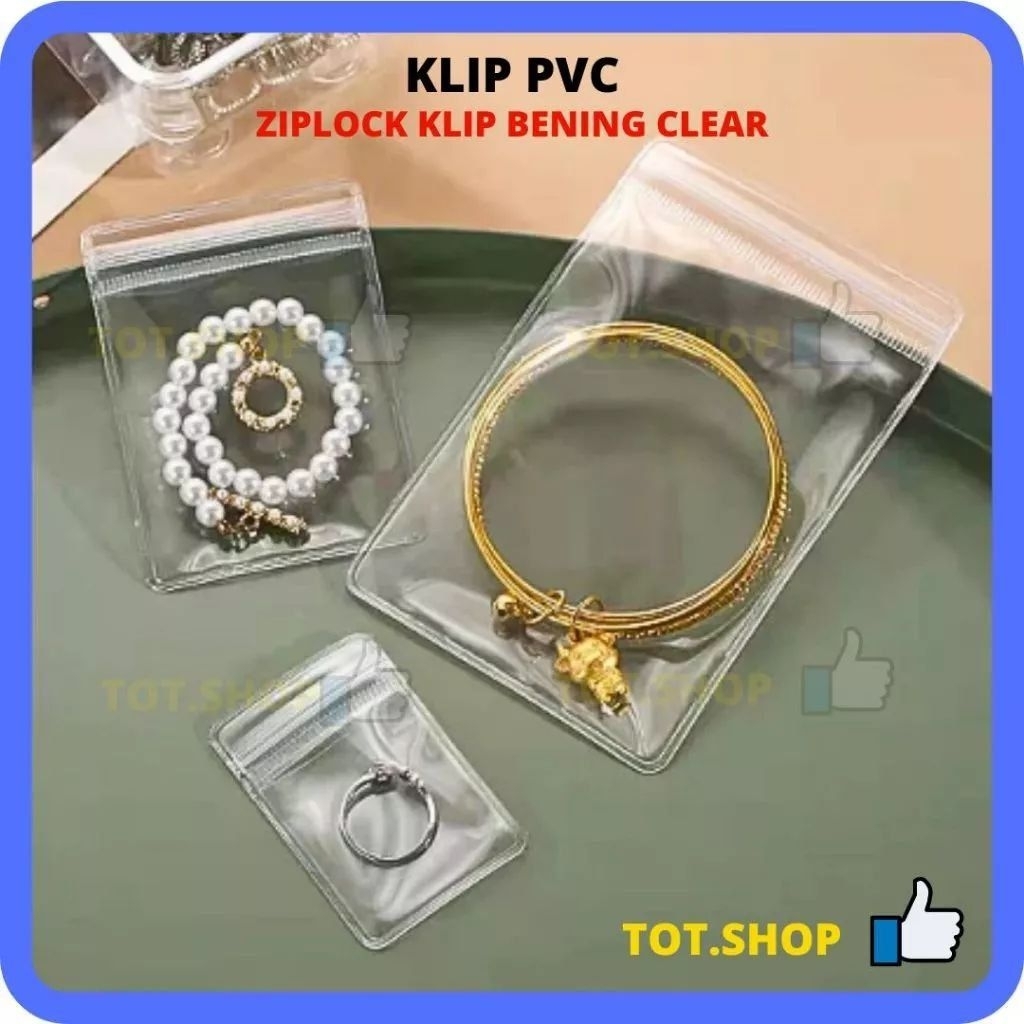 

KLIP PVC Plastik Klip Tebal Bening Transparan