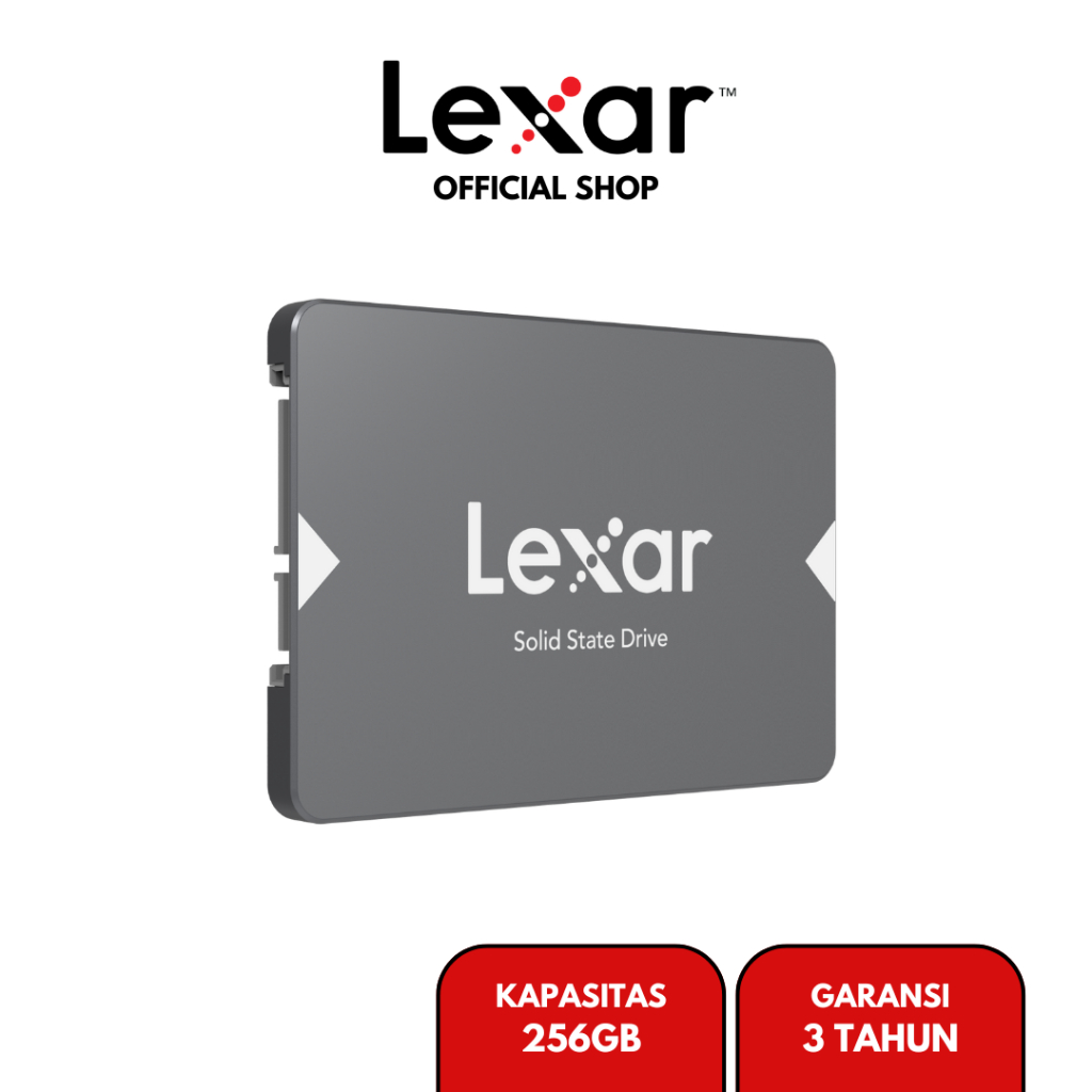 Lexar SSD 2.5" NS100 Sata III Up to 520MB/s - 256GB