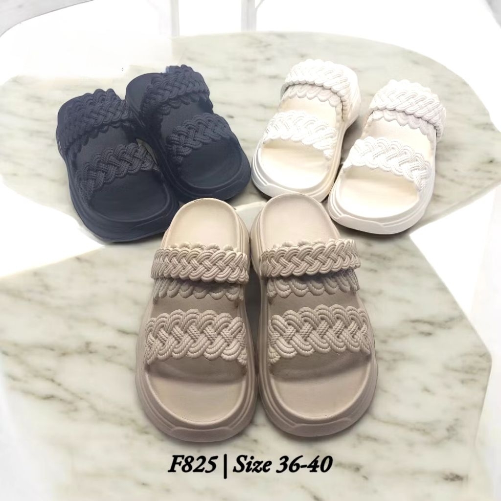 Sandal Selop Perempuan Anak Dan Dewasa Sendal Cewek Casual Tali Belakang Kepang Fahsion