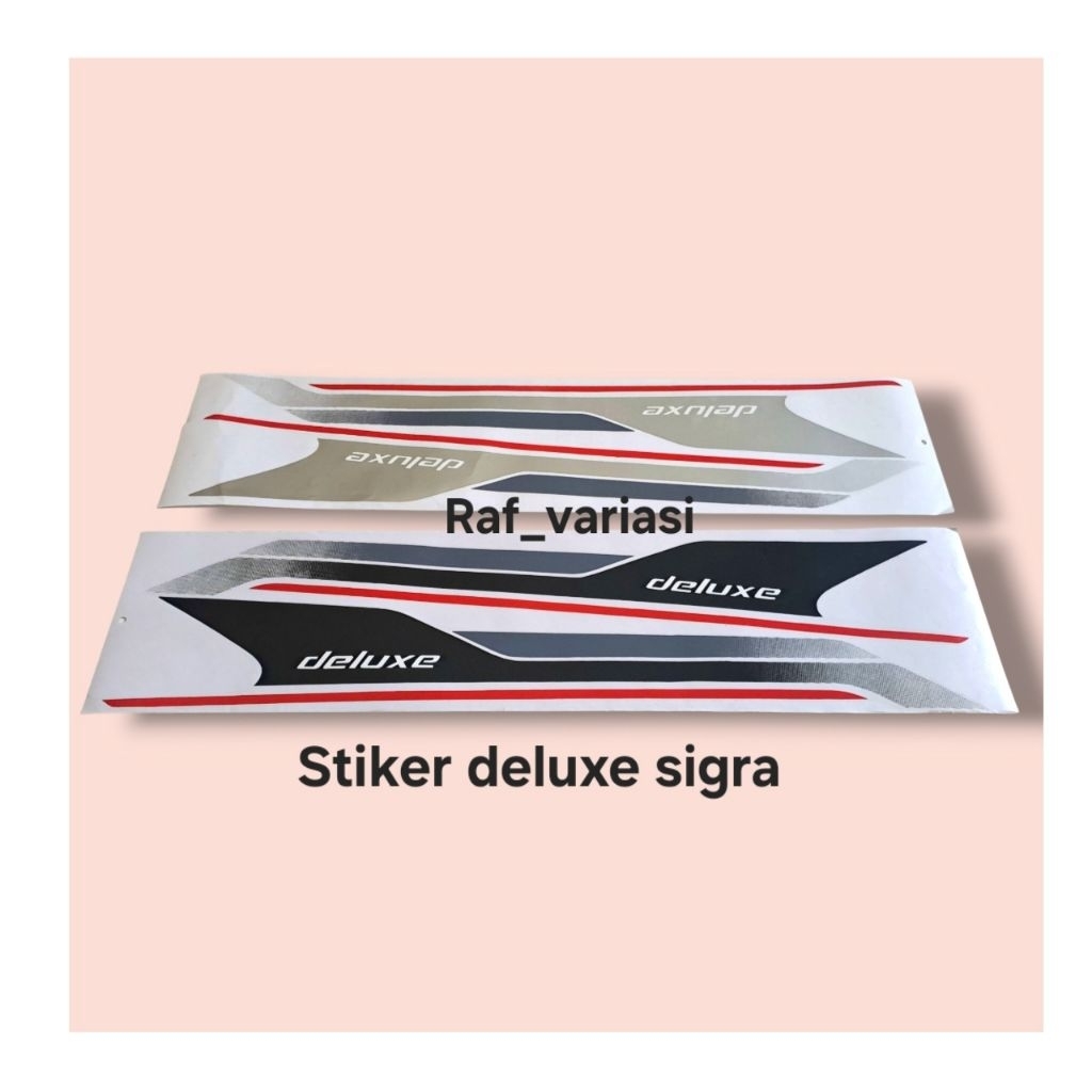 Stiker sigra deluxe / stiker deluxe sigra / stiker body sigra deluxe