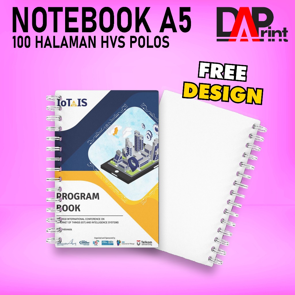 

Cetak Notebook Custom A5 Spiral 100 Halaman