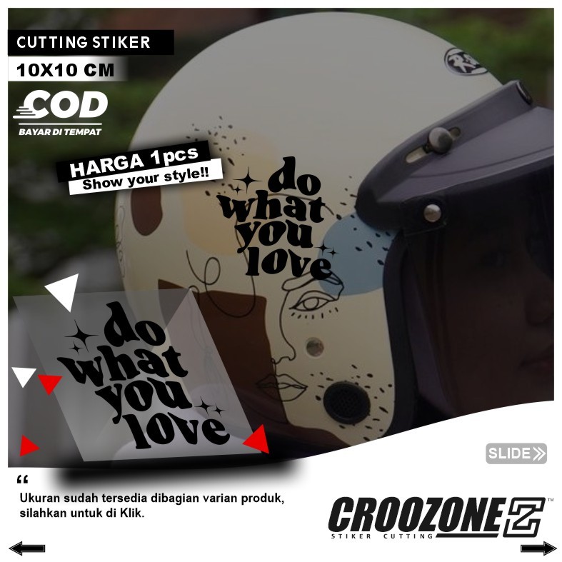 Cutting Stiker Kata kata cinta Stiker Motor love you Stiker viral