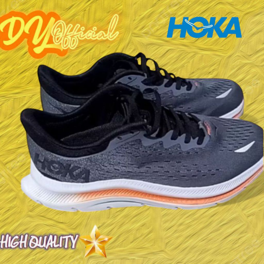 Hoka Kawana Black Luna Rock / Sepatu Hoka One One / Made Vietnam