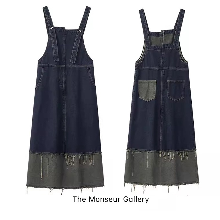 KODE P89G The Monseur Galler Rok Overall Wanita Korean Style Dres Jumpsuit Baju Kodok Overal Korea S