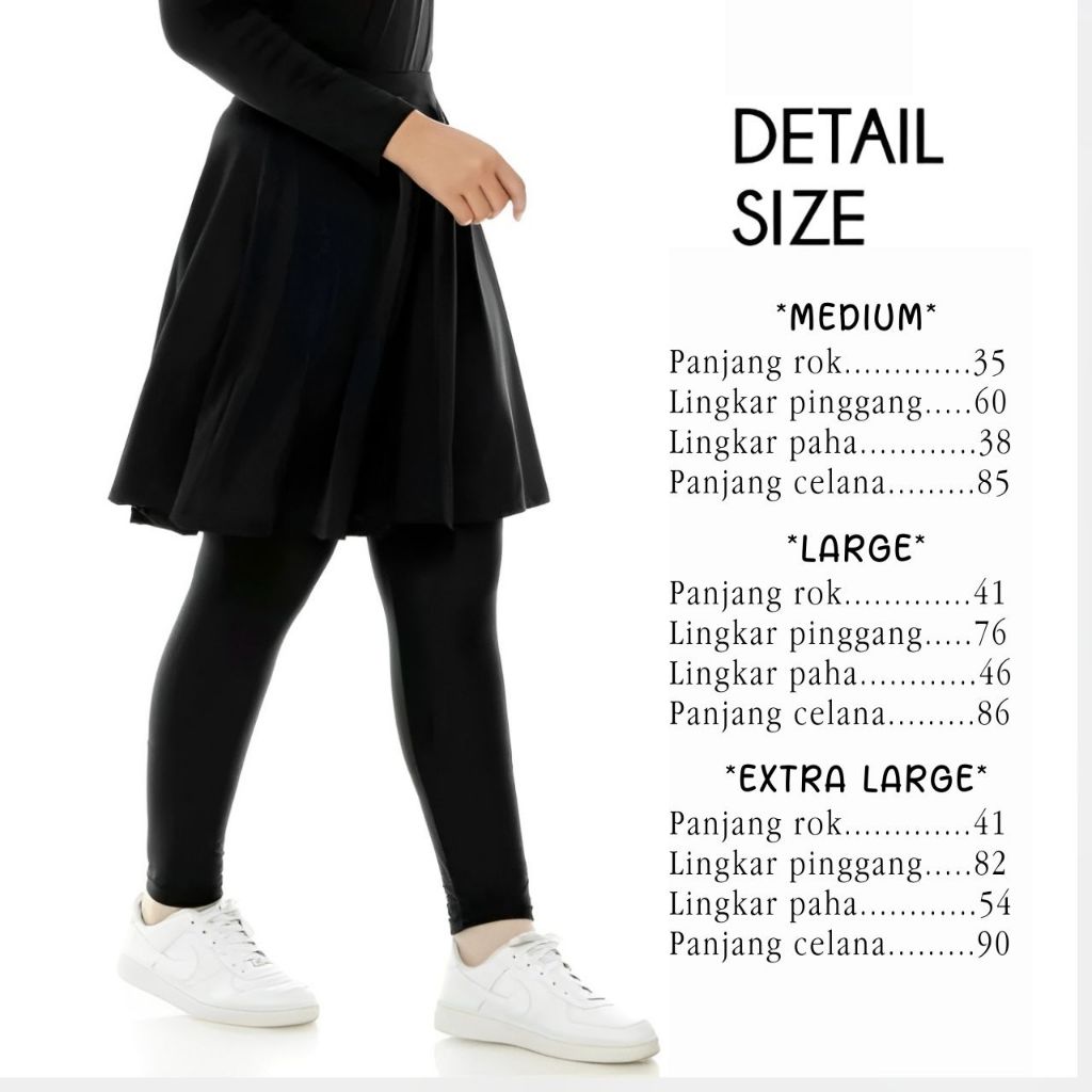 Celana Rok Panjang Wanita - Outfit Olahraga Korean Style - Jogging Gym Zumba