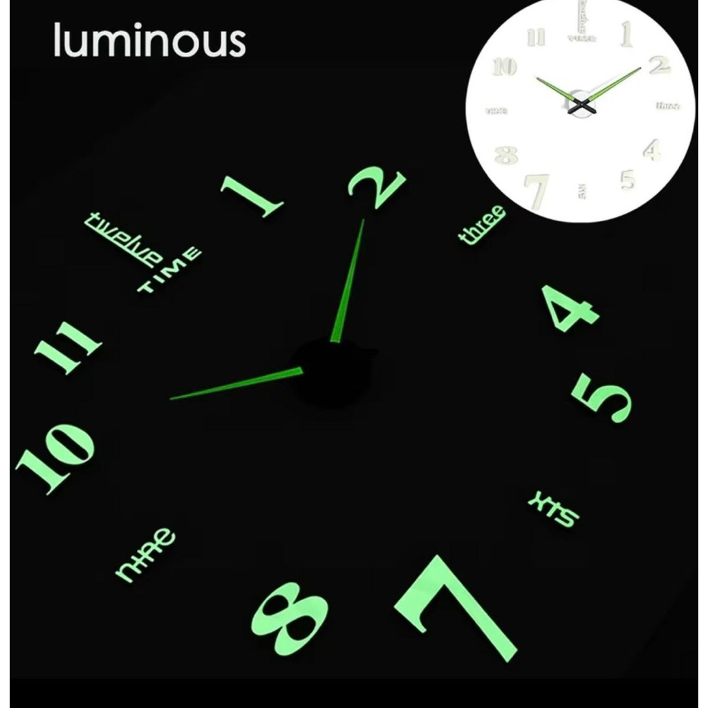 Hiasan Dinding Jam Dinding Jumbo Unik 150cm Hitam Gold Jam Minimalis Jam Dinding Besar Dan Jumbo Jam