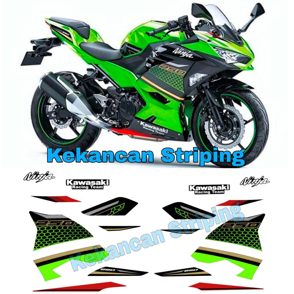 Striping Ninja 250FI NEW Livery KRT 2020 (Cetak HD)