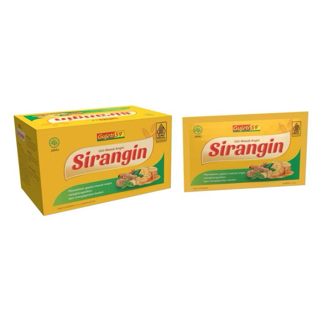 

SIRANGIN Herbal Cair Masuk Angin (isi 5 sachet) Gujati 59 Didel Herbal