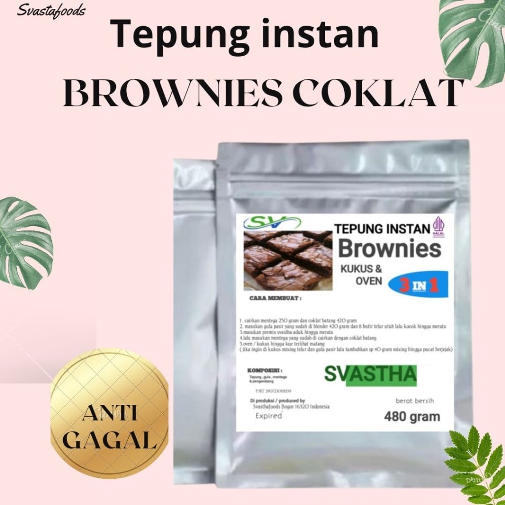 

Tepung Brownies Coklat Enak 8 butir telur