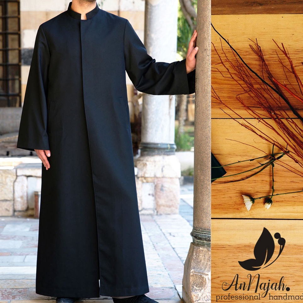 KODE L36W Outer Blazer Jas Masyaikh al Azhar Mutawalli Cairo Kain Drill Premium Japan AN2