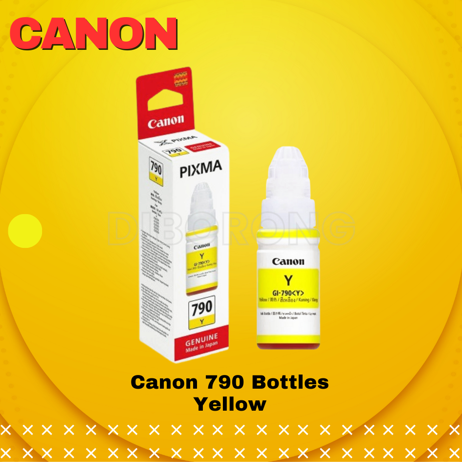 Tinta Canon 790 Yellow Kuning 100% Ori Seri G1010 G2010