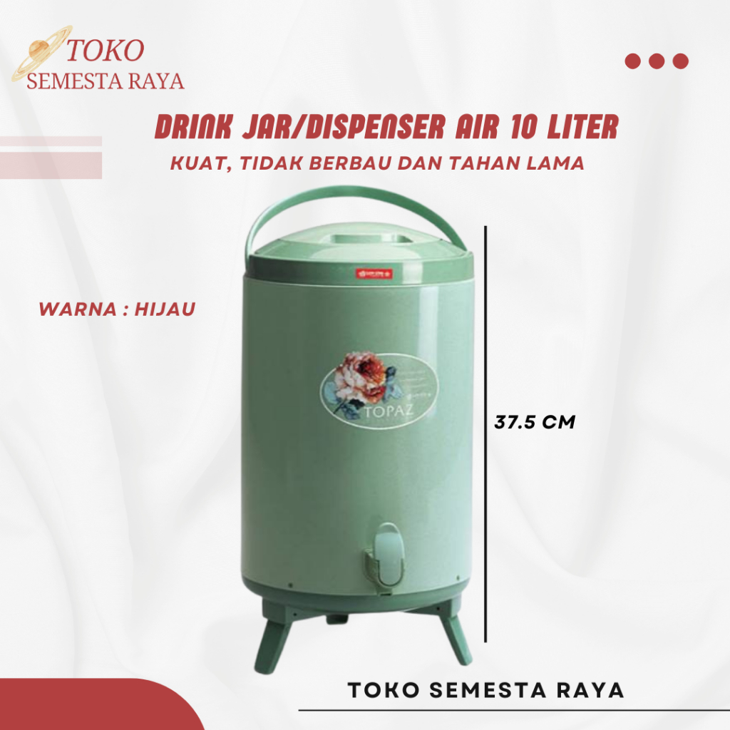 Drink Jar Dispenser Air 10 Liter Lion Star Termos