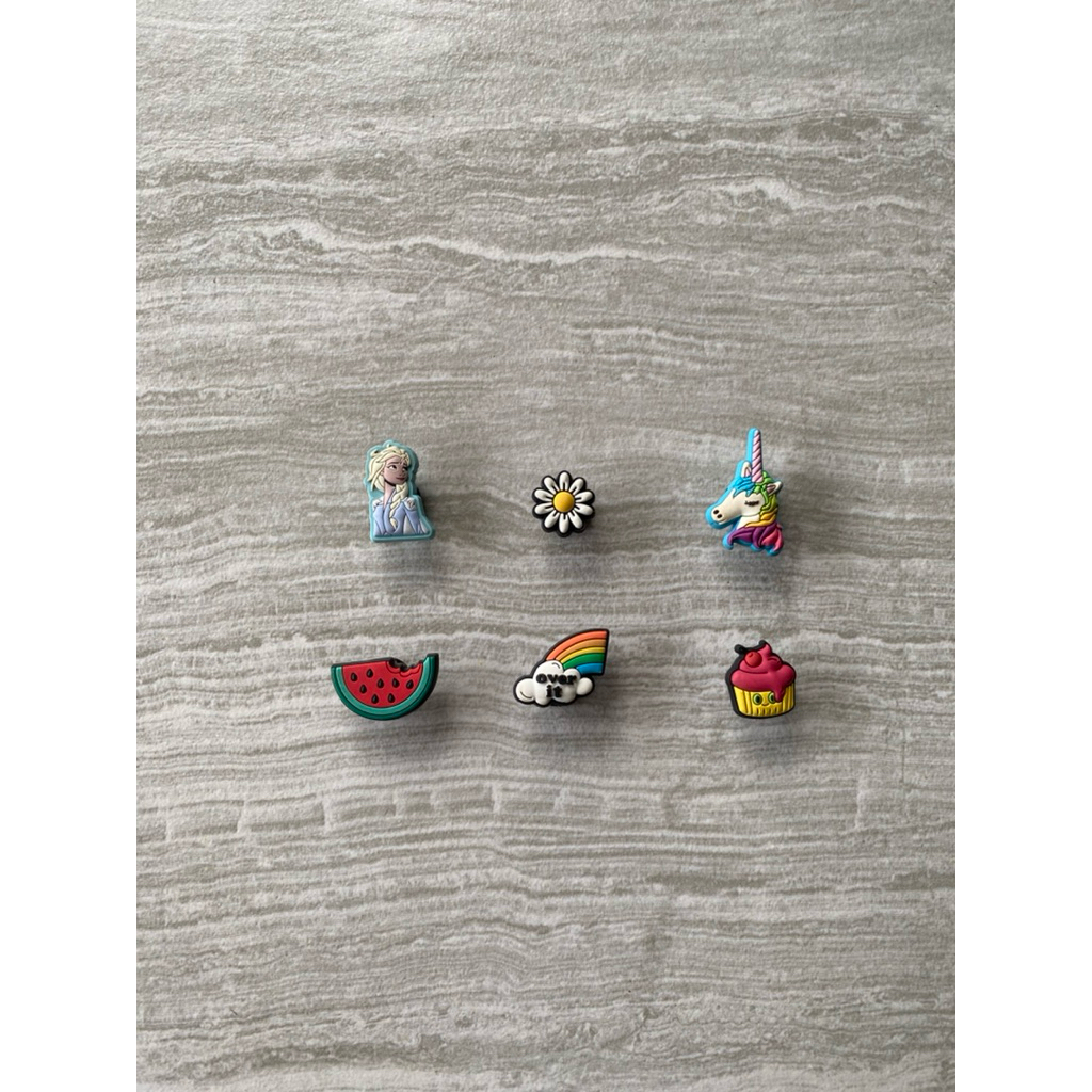 Jibbitz Crcs 6 Pcs Preloved