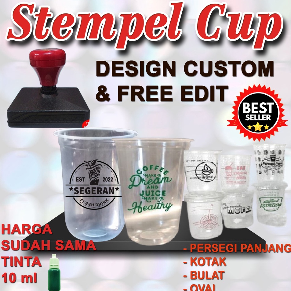 

STEMPEL GELAS CUP STEROFORM PLASTIK KAYUWATERFROOF