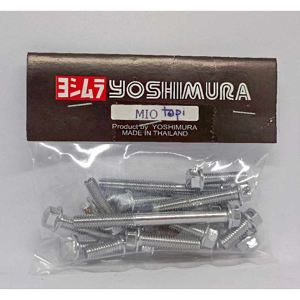 baut cvt baut mesin crom topi mio yoshimura