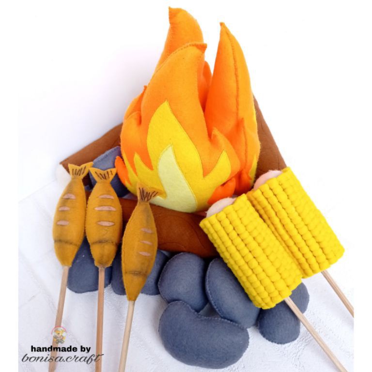 KODE X48Z Mainan Anak Edukasi Replika Api Unggun Lakilaki Perempuan Edukatif