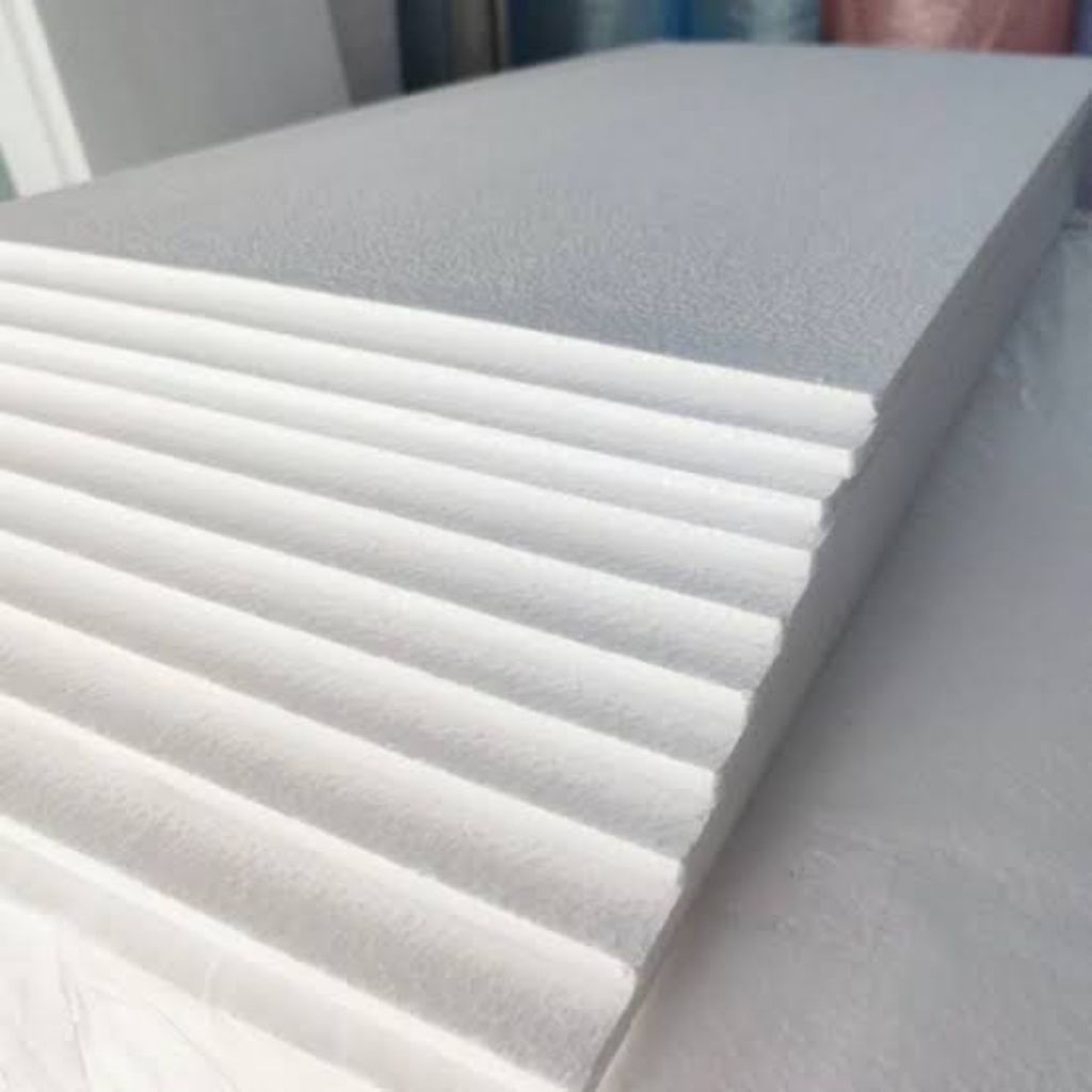 

D (D12) PAPAN STEROFORM GABUS LEMBARAN TEBAL 3 CM UKURAN 100 X 50 CM KUALITAS MEDIUM