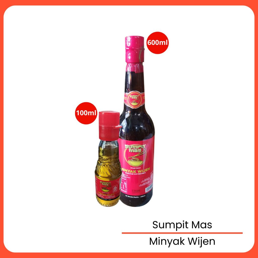 

Minyak Wijen Nabati Sumpit Mas STH 100ml 600ml
