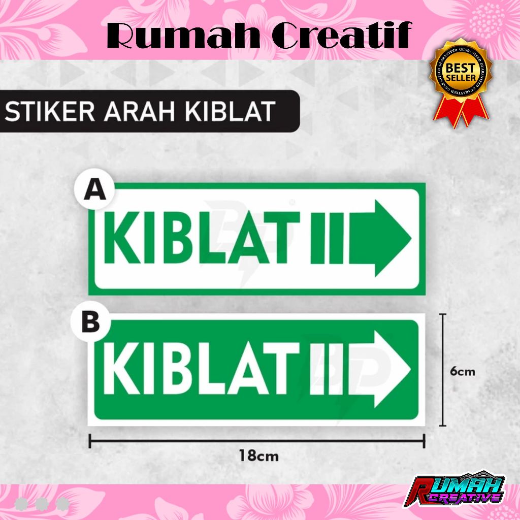 

STICKER KIBLAT-STICKER ARAH KIBLAT-STICKER ARAH SHOLAT-STICKER VINYL SUPER GLOSSY-SR 06