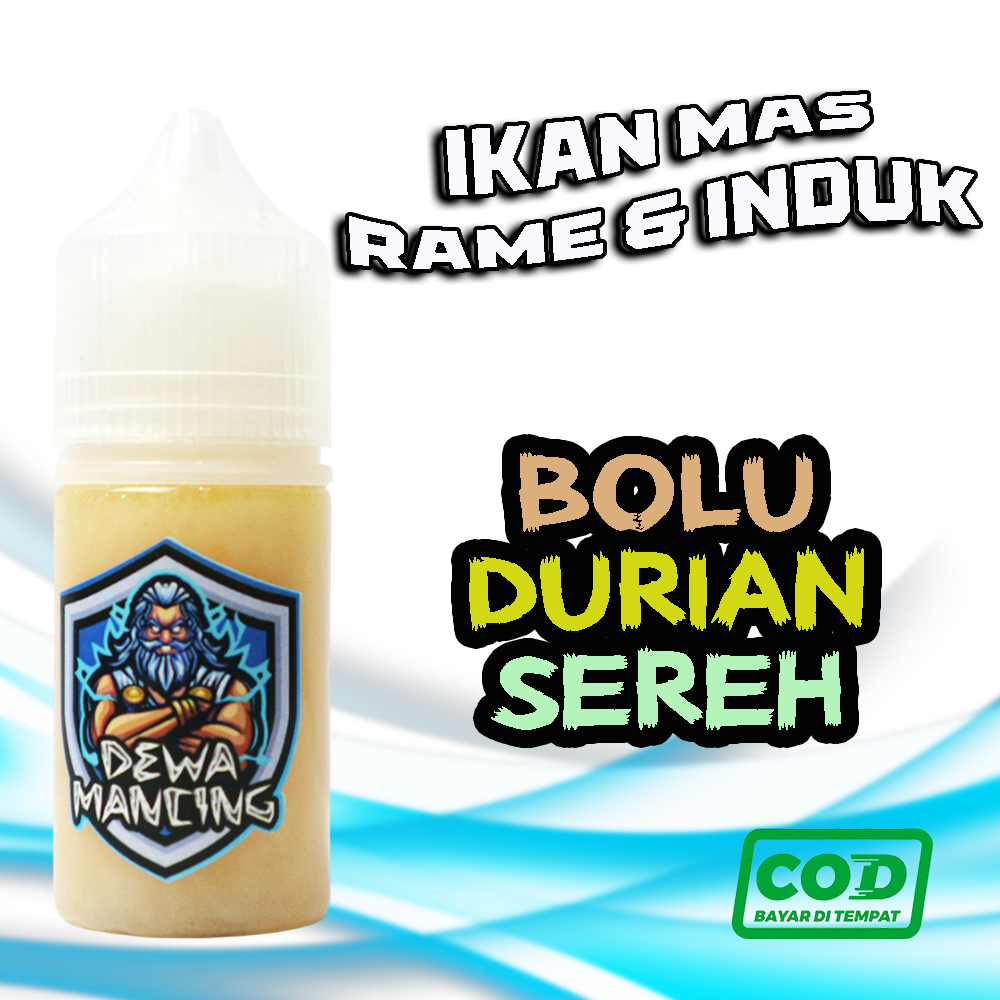 Dewa Mancing Essen Aroma Bolu Durian / Duren Essen Ikan Mas Kolam Harian Lomba Kilogebrus Galatama G